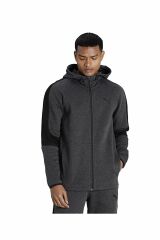 Puma Evostripe Core FZ Hoodie Dark Gray Heather Kapüşonlu Erkek Sweatshirt Koyu Gri 58581207 S