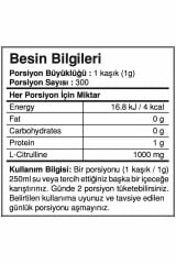 BigJoy Sports Citrulline Powder Aromasız 300g 300 Servis