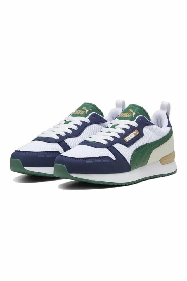 Puma R78 Vine Puma-Navy Alpine-Snow Erkek Günlük Ayakkabı Yeşil 39391007
