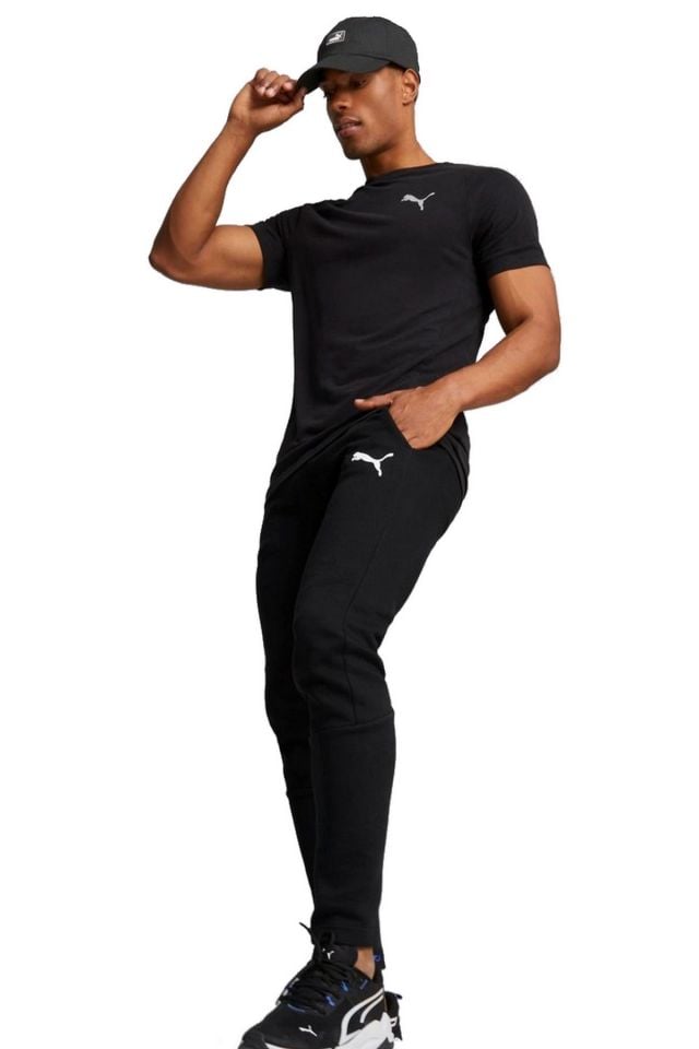 Puma Evostripe Core Pants Puma-Black Erkek Günlük Spor Alt Eşofman Siyah 58581401