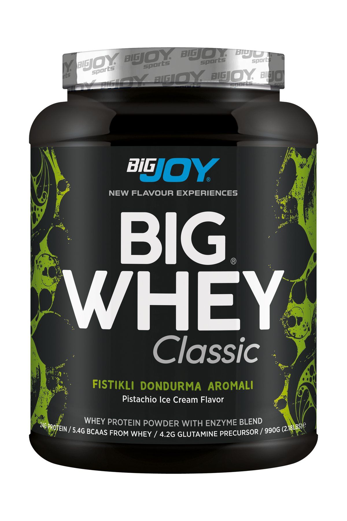 BigJoy Sports BigWhey Classic Antep Fıstıklı Dondurma Aromalı 990g 30 Servis