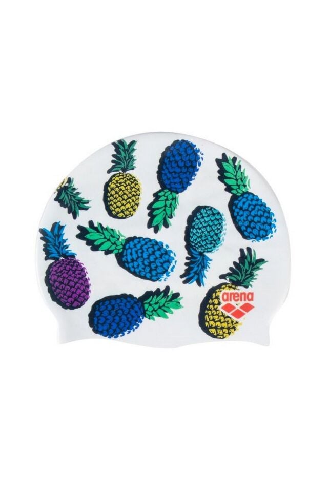 Arena Hd Cap TU/6 Unisex Silikon Yüzücü Bone Arena Pineapples 005572256