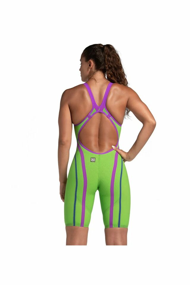 Arena W Powerskin Primo Sl Ob Bayan Yarış Mayosu Yeşil 007768200 36