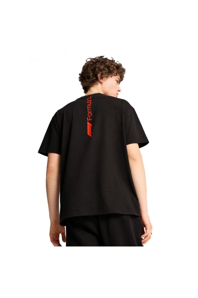 Puma F1 ESS+ Graphic Tee Relaxed Erkek Spor Tişört Siyah 63012201