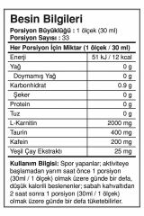 BigJoy Sports L-Carnitine Likit Çilek 1000ml 33 Servis