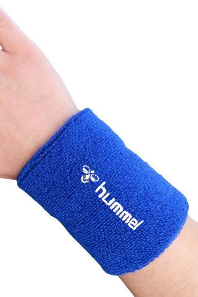 Hummel 1010426-8448 Unisex Havlu Sporcu Bileklik Mavi