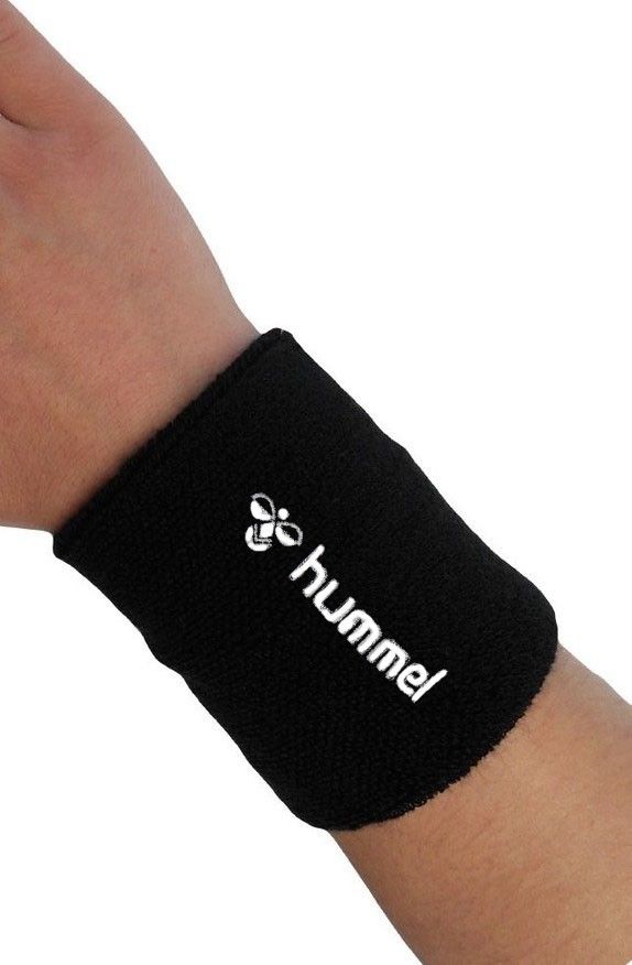 Hummel 1010426-2001 Unisex Havlu Sporcu Bileklik Siyah
