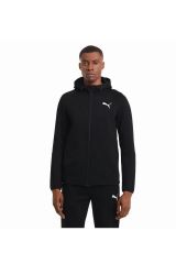 Puma Evostripe Core FZ Hoodie Puma-Black Unisex Günlük Stil Sweatshirt Siyah 58581201 L