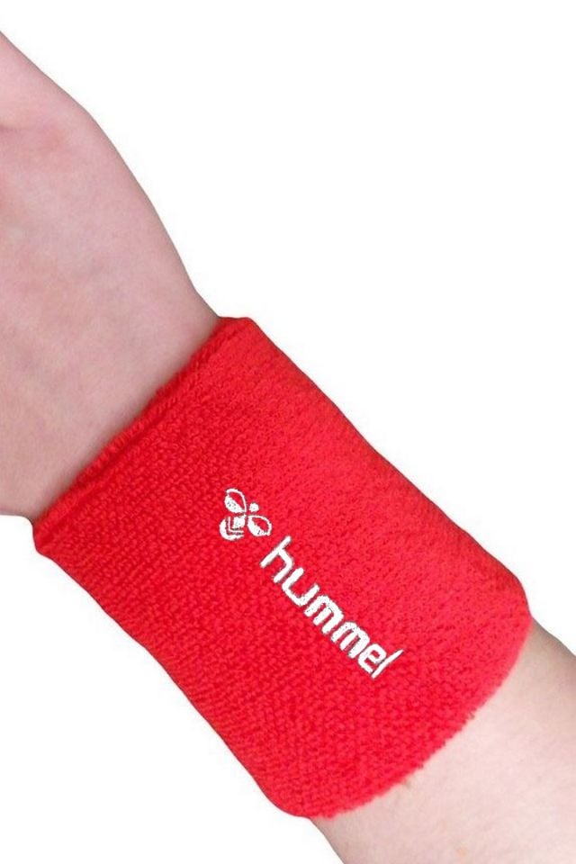 Hummel 1010426-3658 Unisex Havlu Sporcu Bileklik Kırmızı
