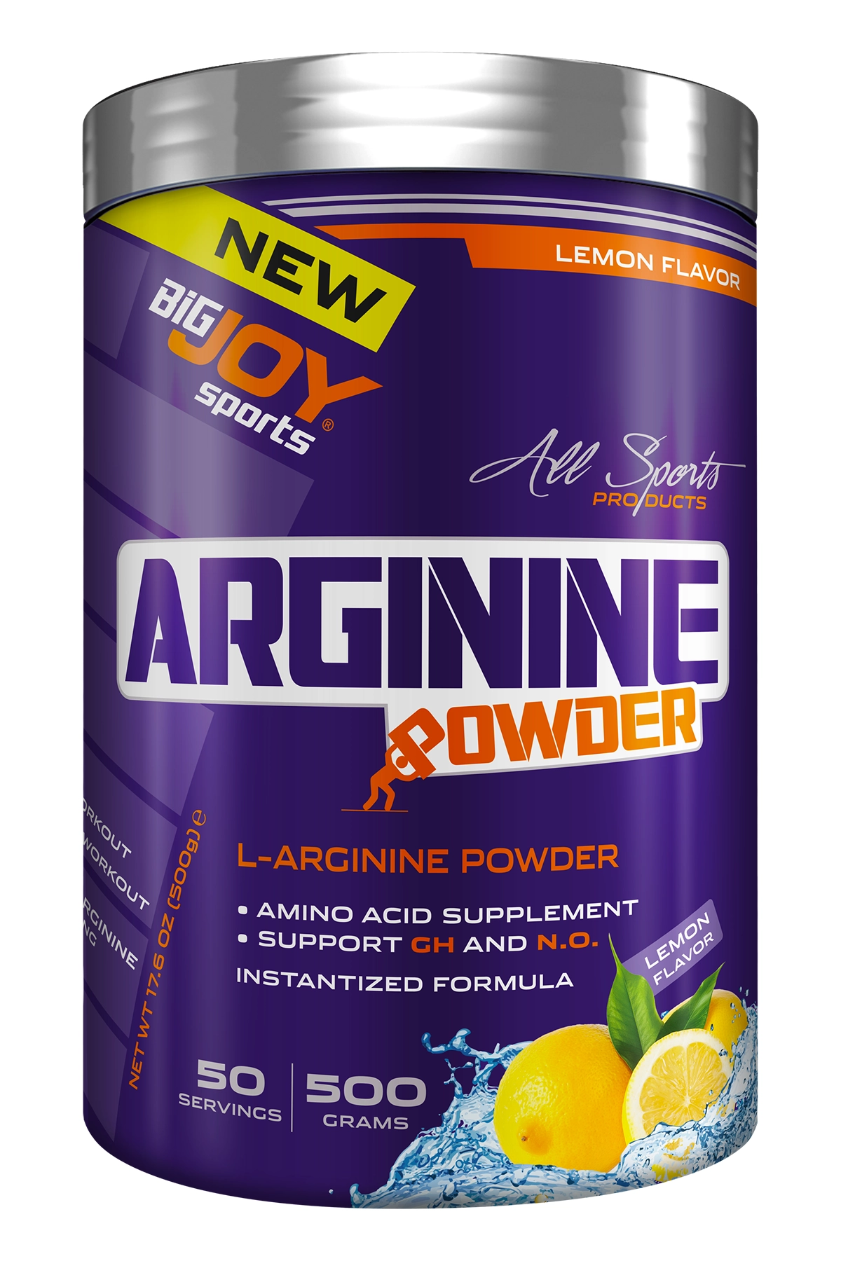 BigJoy Sports Arginine Powder Limon 500g 50 Servis