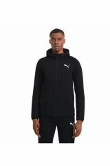 Puma Evostripe Core FZ Hoodie Puma-Black Unisex Günlük Stil Sweatshirt Siyah 58581201 2XL