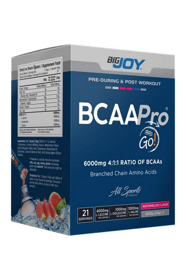 BigJoy Sports BCAAPro Go! 4:1:1 Karpuz 10g x 21 Adet