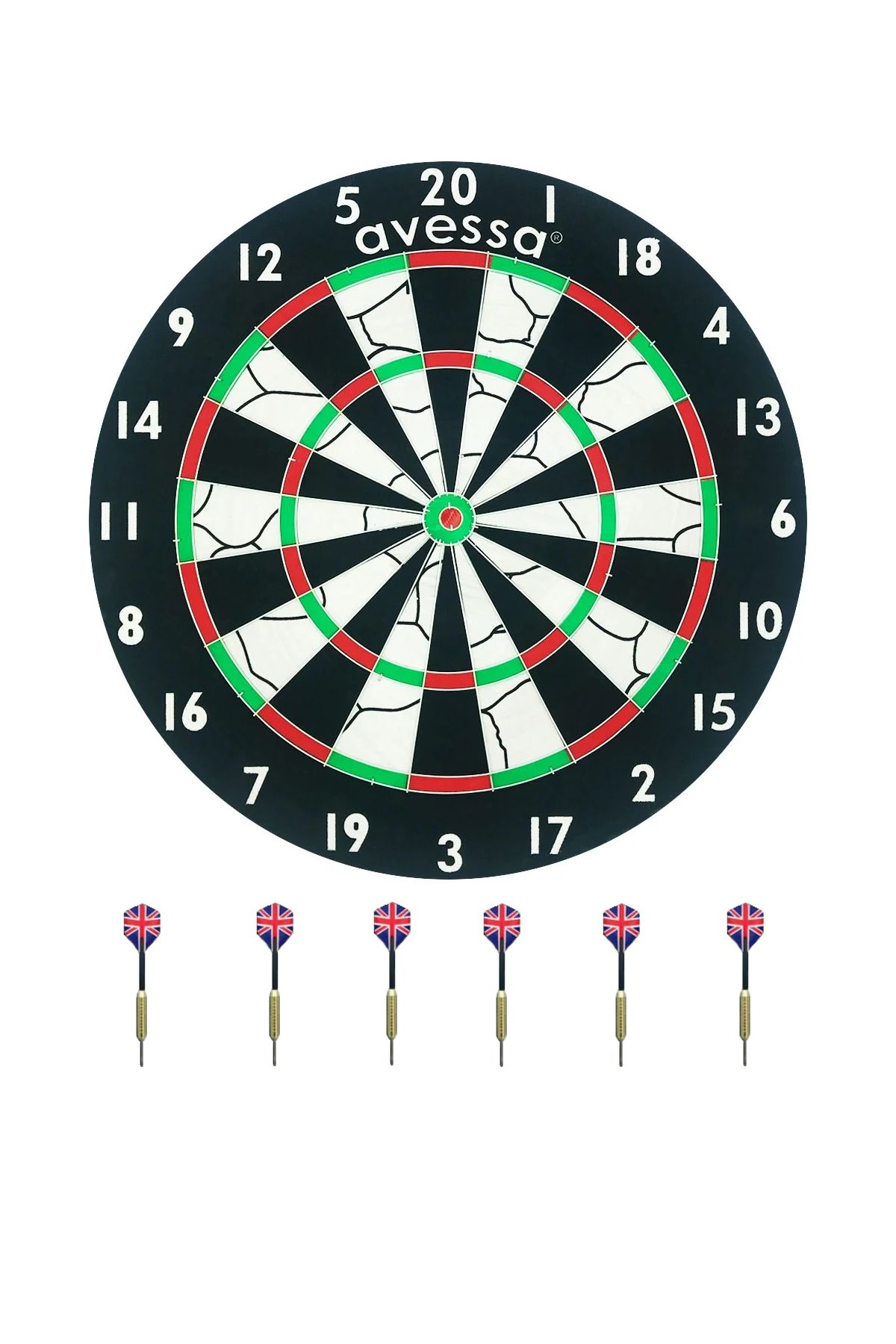 Avessa DART-20 Flocked 18'' Dart + 6x18gr Dart Oku Set