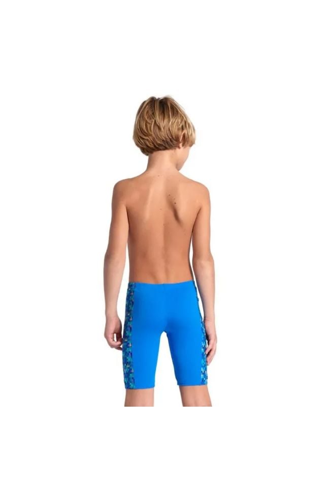 Arena Pooltiles Swim Jammer Çocuk Mavi Yüzücü Mayosu 007227880