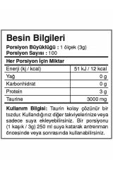 BigJoy Sports Taurine Powder Aromasız 300g 100 Servis