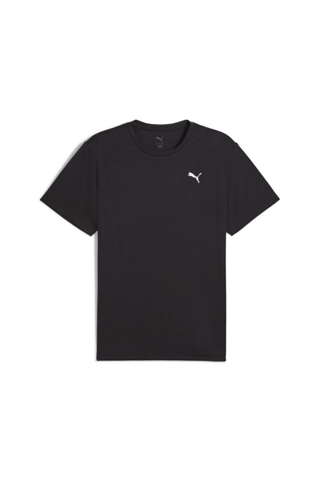 Puma M TAD Ess Poly Texture Tee Erkek Sıfır Yaka Tişört Siyah 52715501