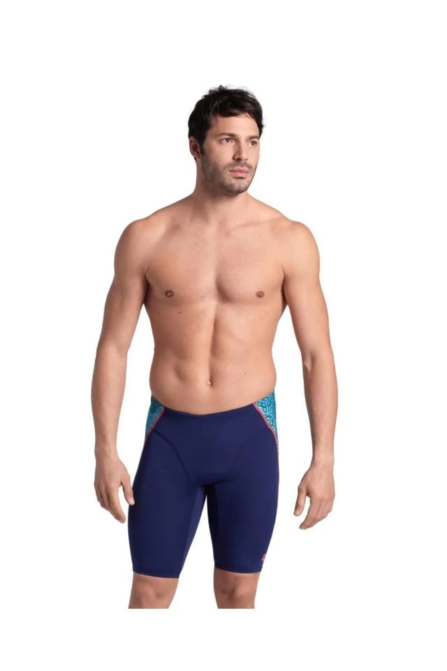 Arena Men's Camo Kikko Swim Jammer Erkek Yüzücü Mayo Laci̇vert 007162780