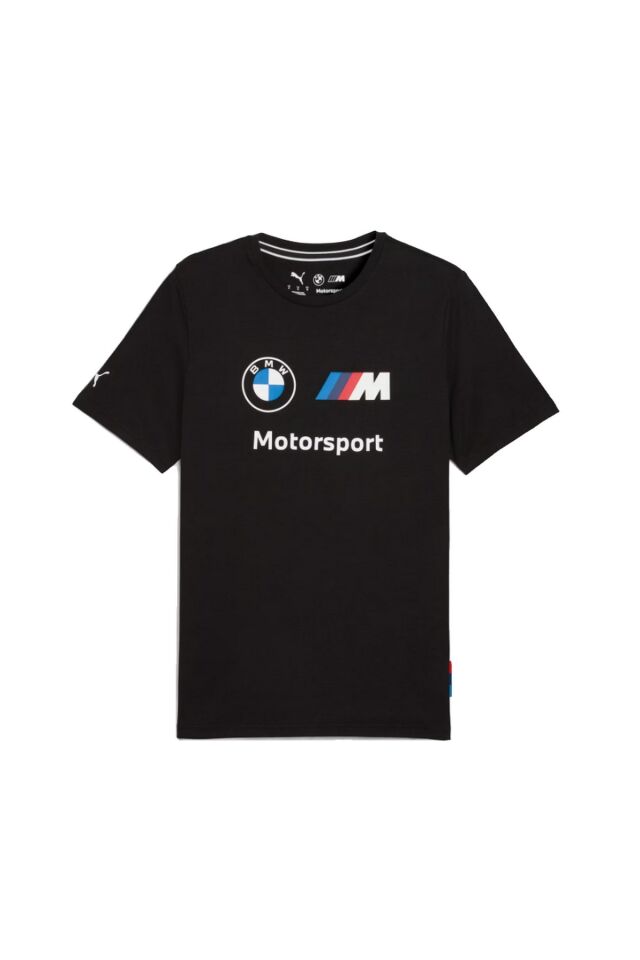 Puma BMW MMS ESS Logo Tee Erkek Spor Tişört Siyah 63235801