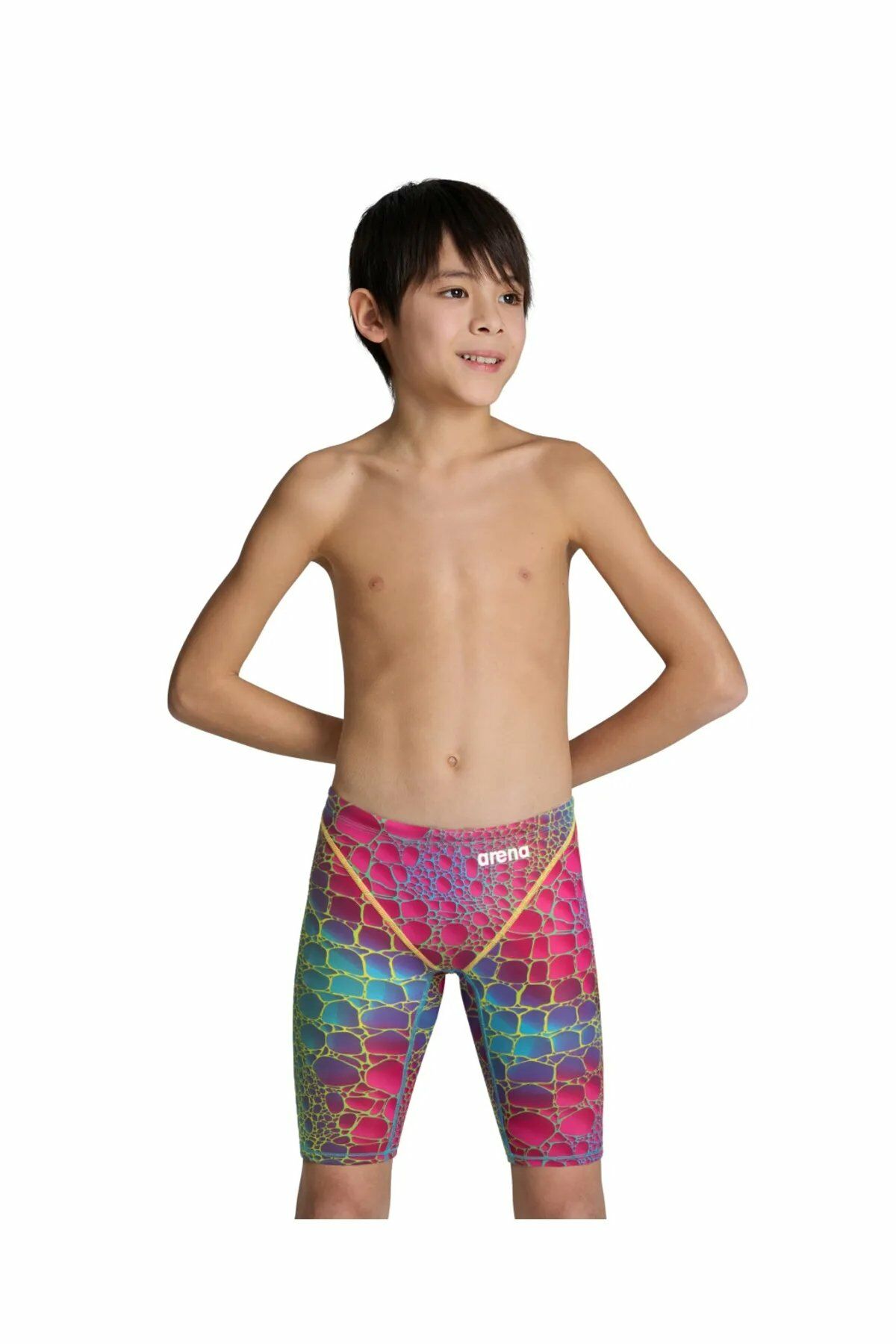 Arena Powerskin St Next Le Jammer Jr Çocuk Yüzücü Yarış Mayosu Çok Renkli 006352303 8-9