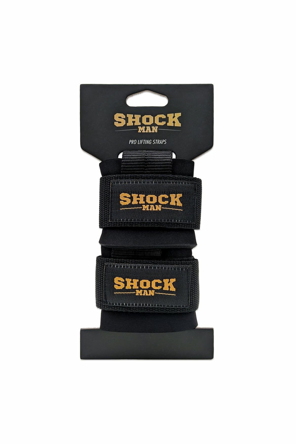 Shock Man Big Grip Pro Lifting Straps Siyah