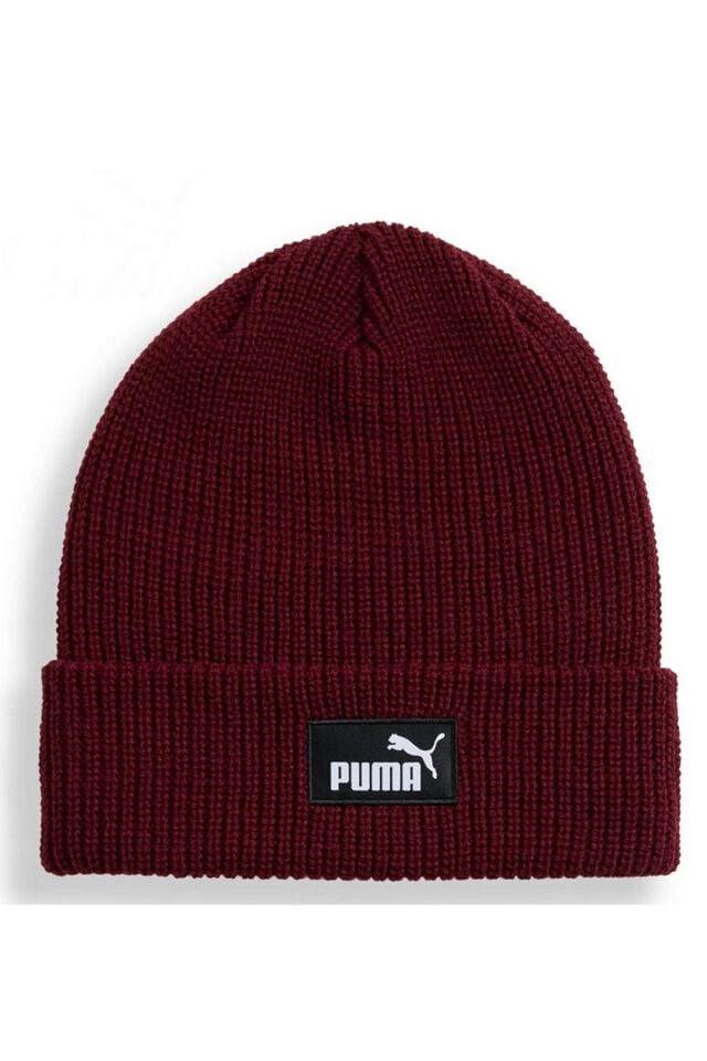 Puma ESS High Crown Beanie Unisex Spor Bere Bordo 02641003
