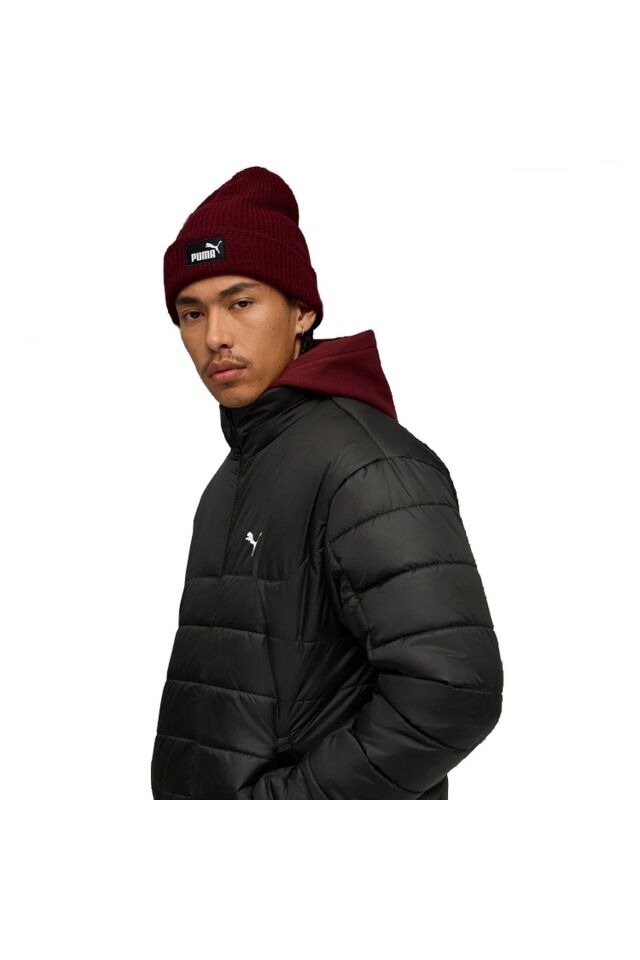 Puma ESS High Crown Beanie Unisex Spor Bere Bordo 02641003
