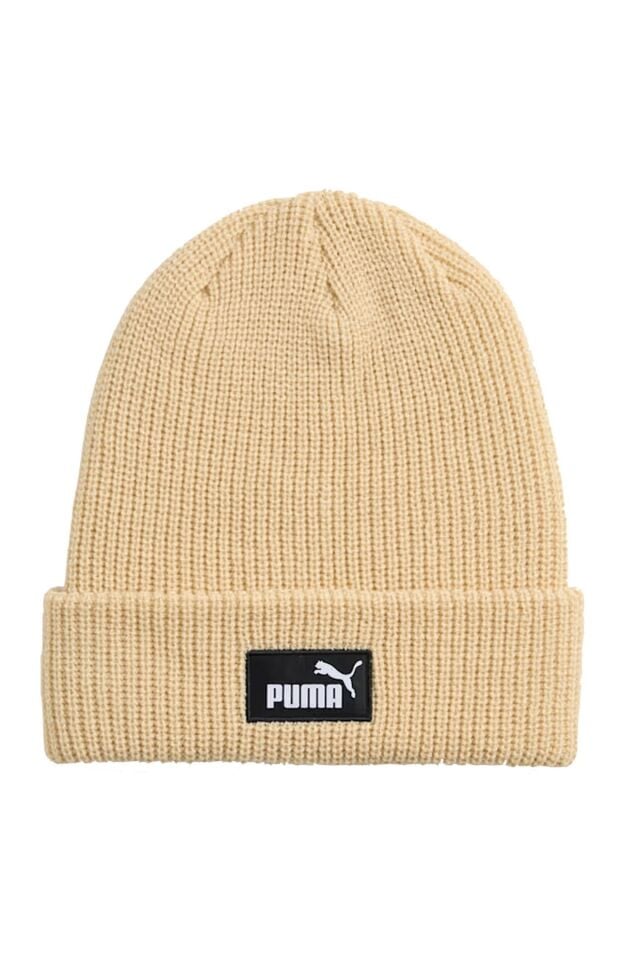 Puma ESS High Crown Beanie Unisex Spor Bere Bej 02641005