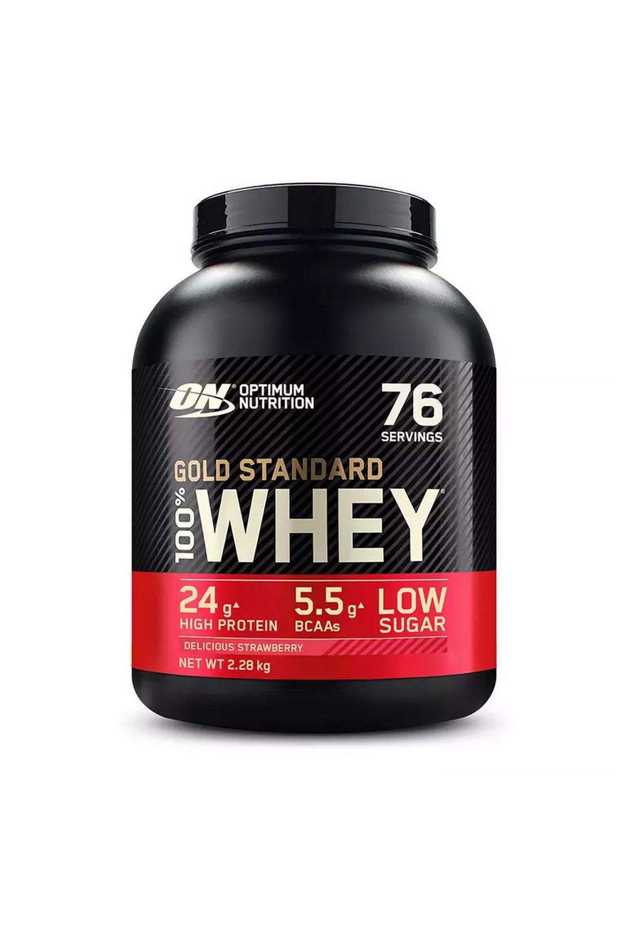 Optimum Nutrition Gold Standart Whey Protein Çilek Aromalı 2.28kg 76 Servis