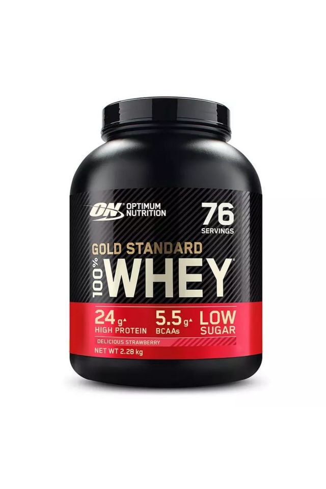 Optimum Nutrition Gold Standart Whey Protein Çilek Aromalı 2.28kg 76 Servis