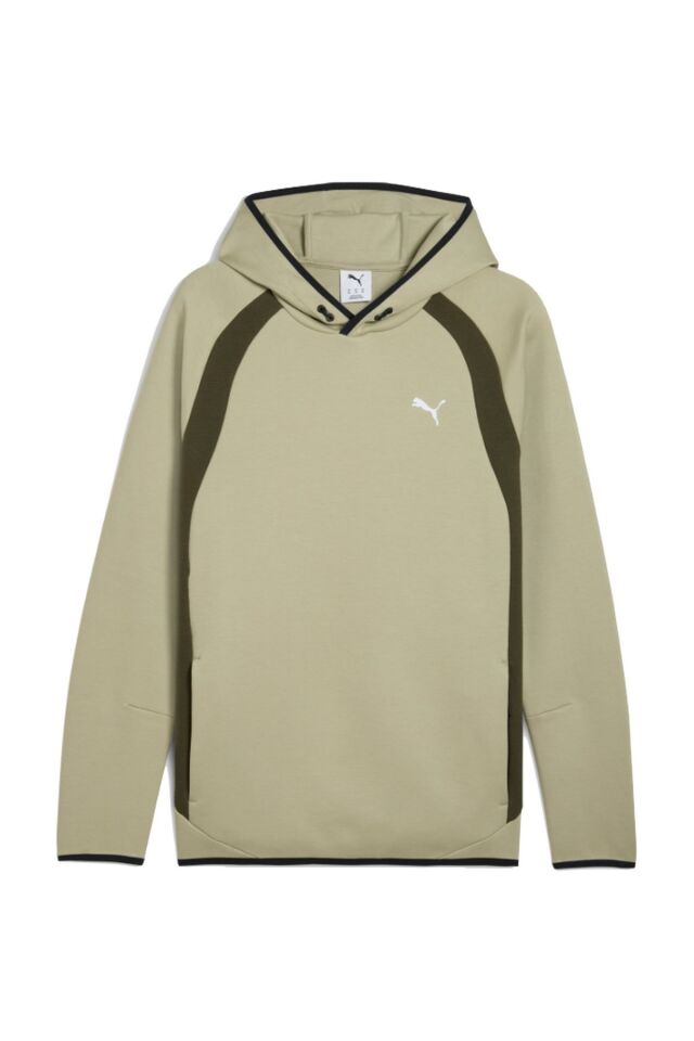 Puma Evostripe Hoodie DK Erkek Kapüşonlu Sweatshirt Bej 68823082
