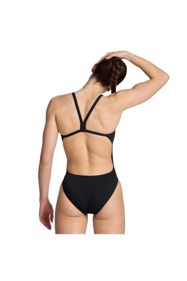 Arena Women's Swimsuit Challenge Back Si 50. Yıla Özel Bayan Yüzücü Mayo Siyah 007129500