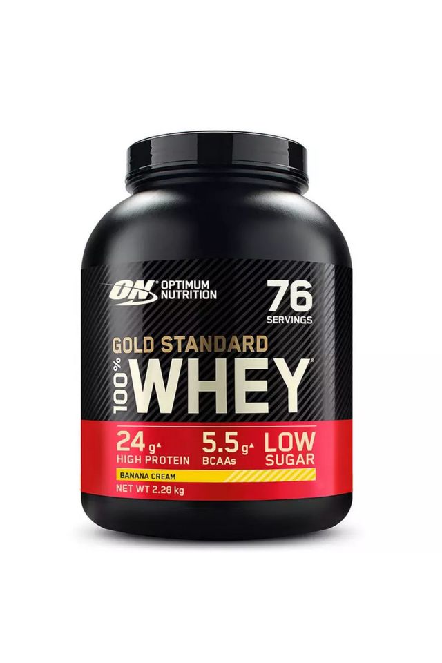 Optimum Nutrition Gold Standart Whey Protein Muz Aromalı 2.28kg 76 Servis