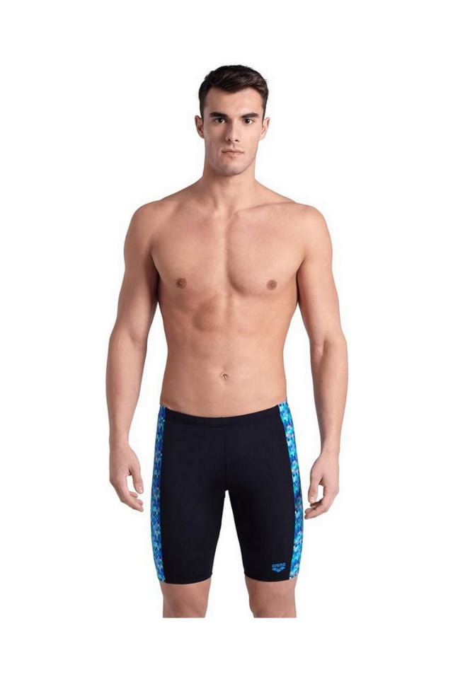 Arena Men's Pooltiles Swim Jammer Erkek Yüzücü Mayo Si̇yah 007161580