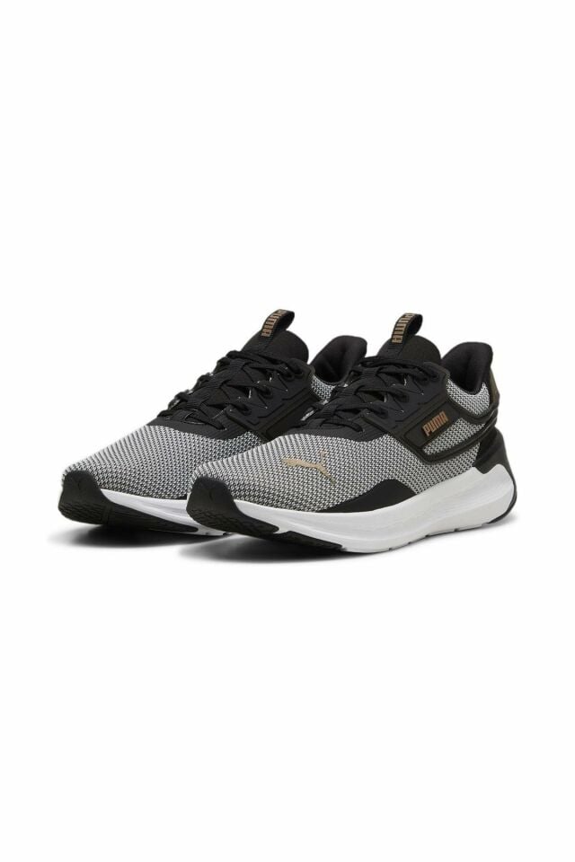 Puma Softride Symmetry Puma-Black Puma-Gold Unisex Koşu Ayakkabısı Siyah 37958205