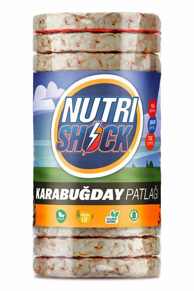 Nutrishock Karabuğday Patlağı 100g