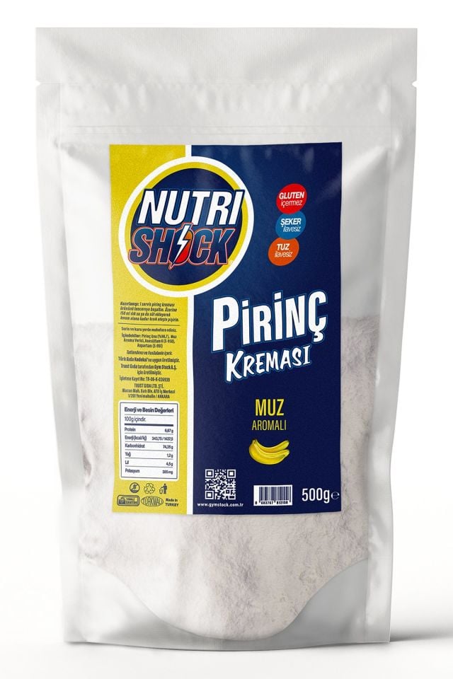 NutriShock Pirinç Kreması Muz Aromalı 500g