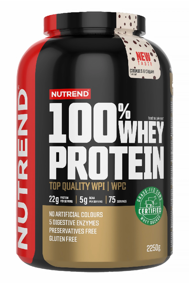 Nutrend %100 Whey Protein Kurabiye 2250g 75 Servis