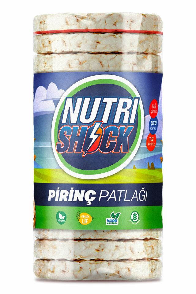 Nutrishock Pirinç Patlağı Rice Cake 100g