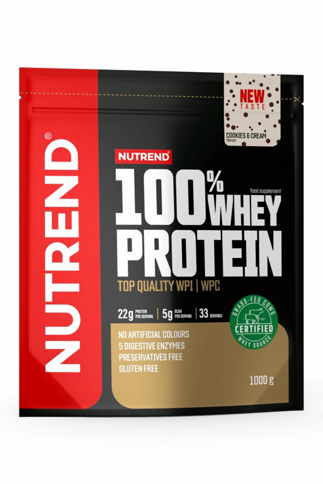 Nutrend %100 Whey Protein Kurabiye Aromalı 1000g 33 Servis