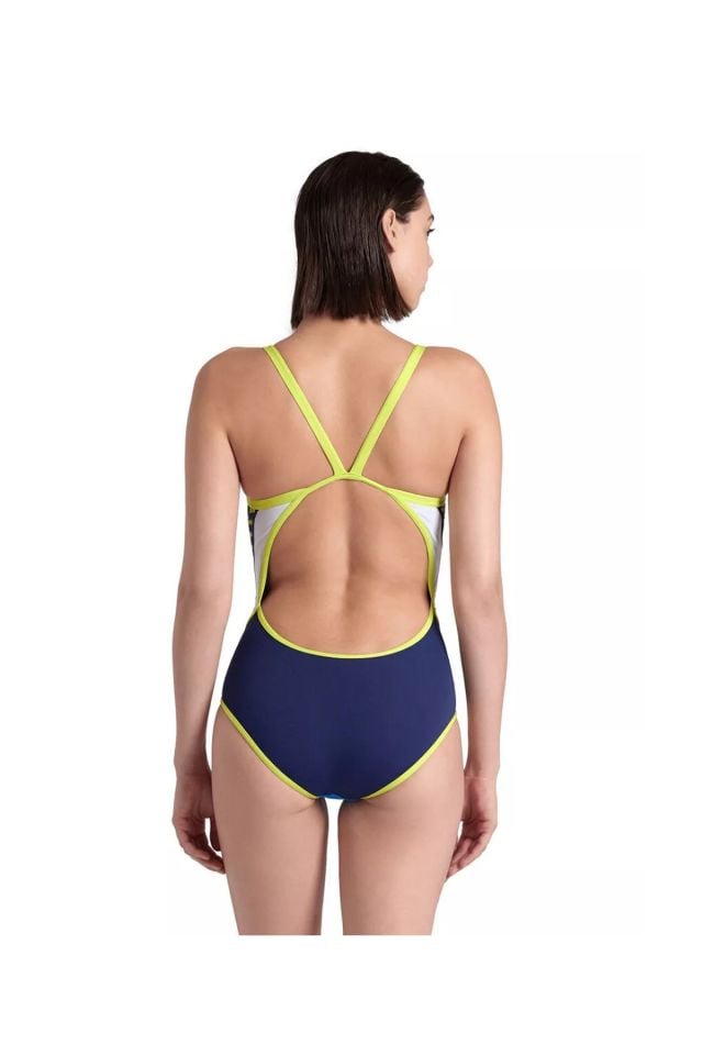 Arena Women's Icons Swimsuit Super Fly Back Bayan Yüzücü Mayo Mavi 006644871