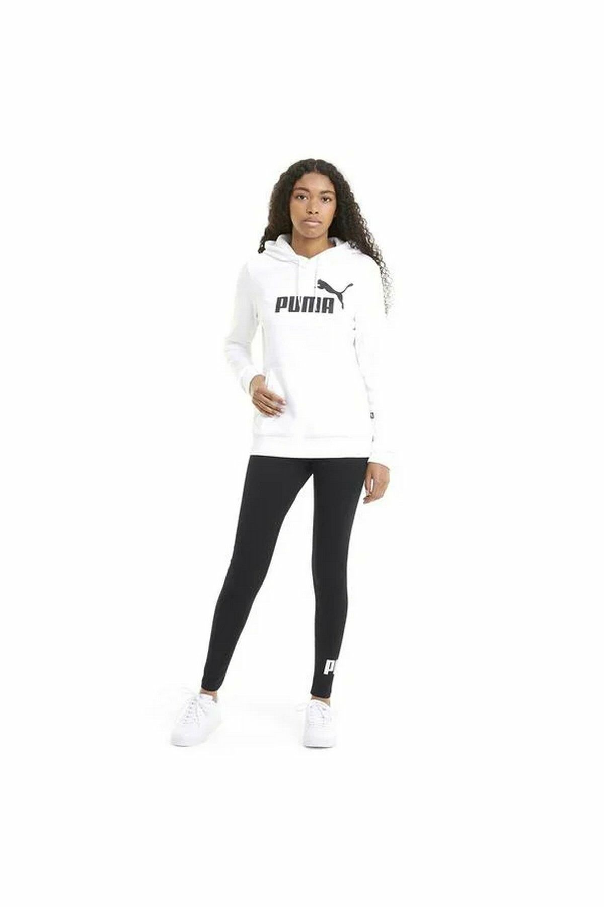Puma Essentials Logo Leggings Puma-Black Bayan Günlük Stil Tayt Siyah 58683201 XL