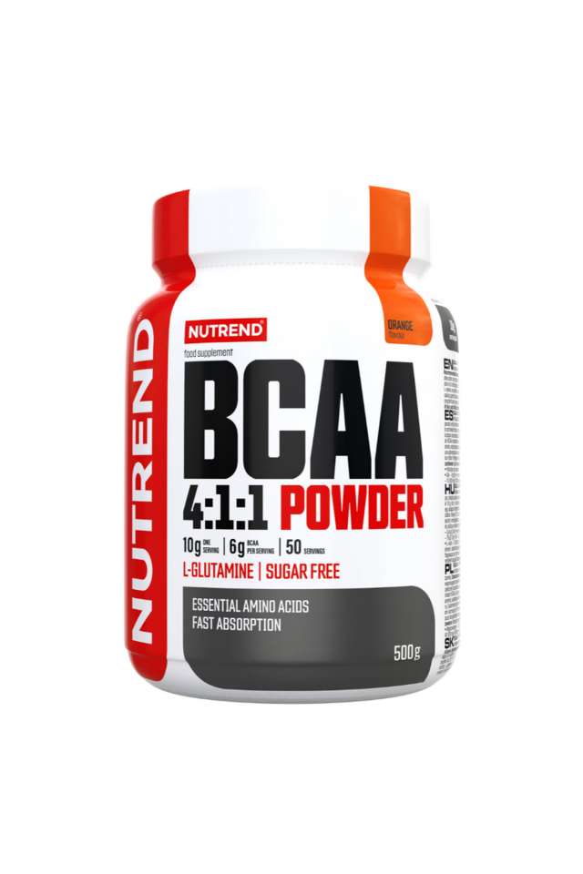 Nutrend BCAA 4:1:1 Powder Portakal 500g 50 Servis