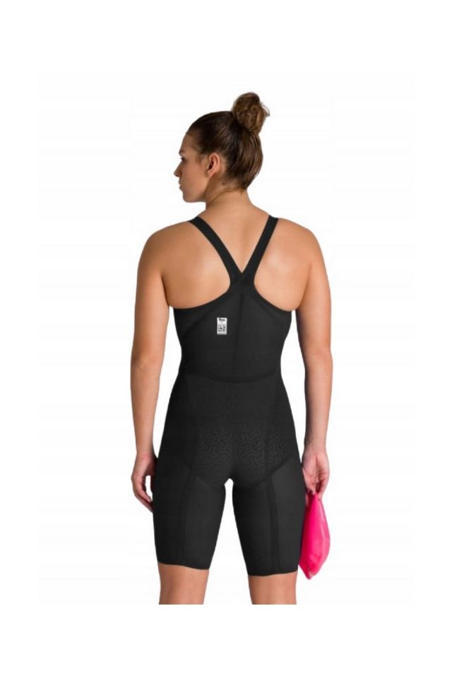 Arena Women's Powerskin Carbon Glide Closed Back Bayan Yüzücü Yarış Mayosu Siyah 003664105