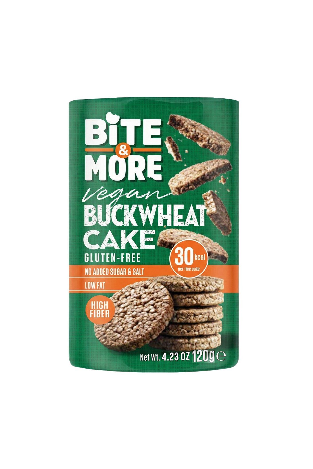 Bite & More Buckwheat Cake Vegan Karabuğday Patlağı 120g