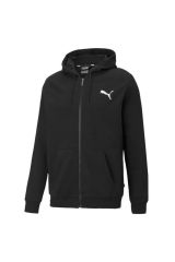 Puma Essentials Small Logo FZ Hoodie TR Puma-Black Cat Unisex Sweatshirt Siyah 58670451 M