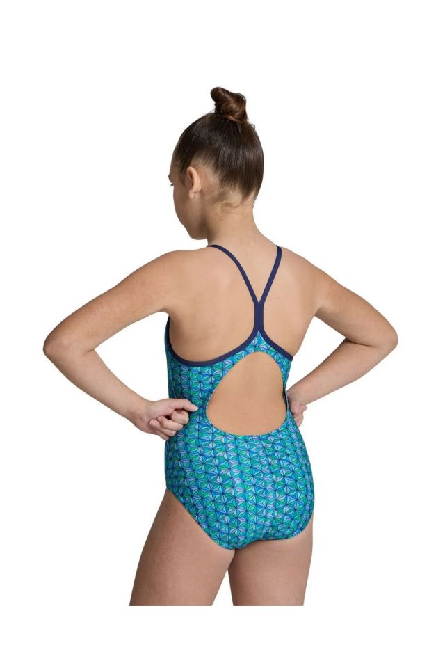 Arena Girl's Arena Starfish Swimsuit Lightdrop Kız Çocuk Yüzücü Mayo Lacivert 006678708
