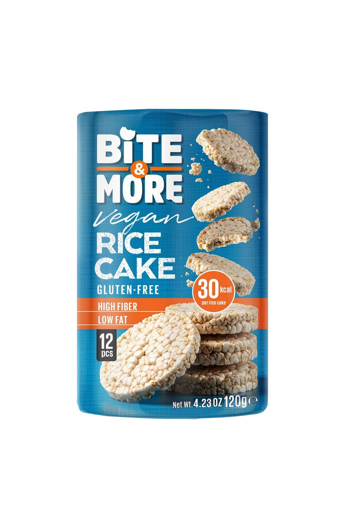Bite & More Rice Cake Vegan Pirinç Patlağı 120g