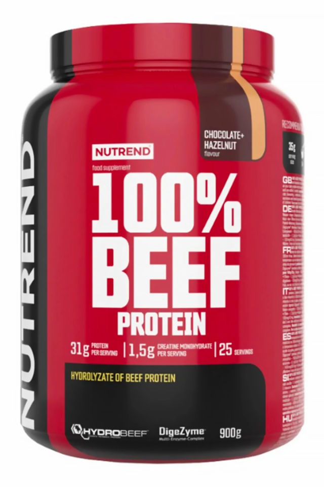 Nutrend Beef Protein Çikolata & Fındık 900g 25 Servis