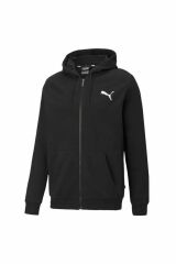 Puma Essentials Small Logo FZ Hoodie TR Puma-Black Cat Unisex Sweatshirt Siyah 58670451 XL