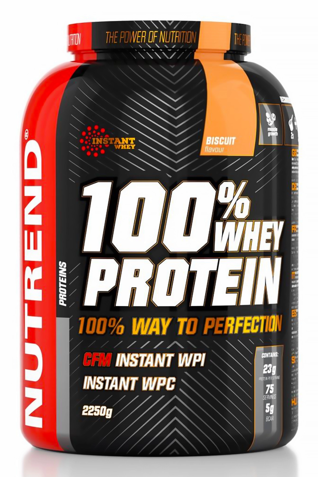 Nutrend %100 Whey Protein Bisküvi 2250g 75 Servis
